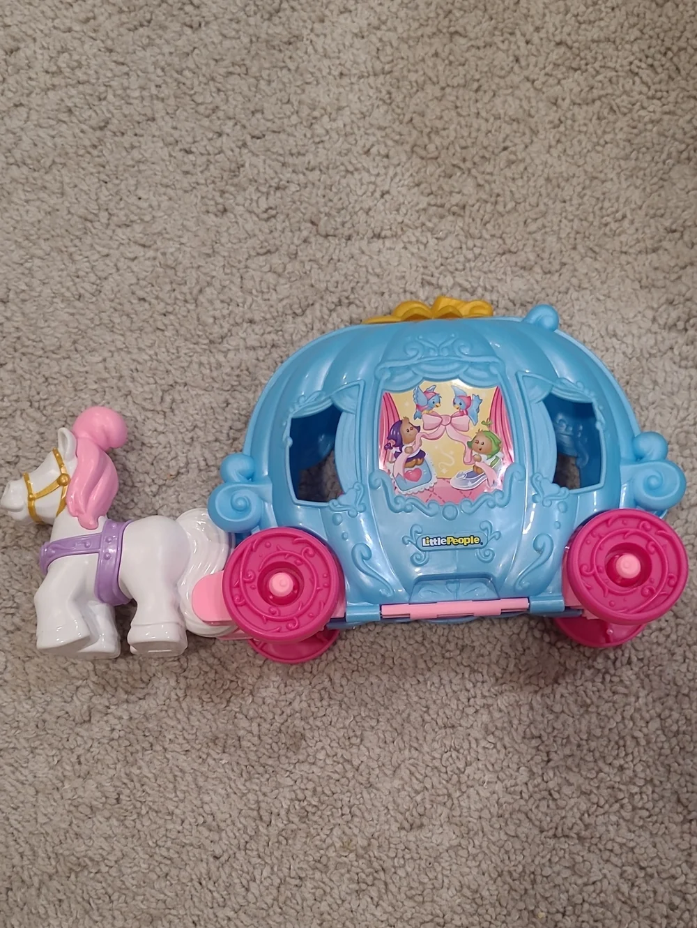 Little People Princess Cinderella Carriag